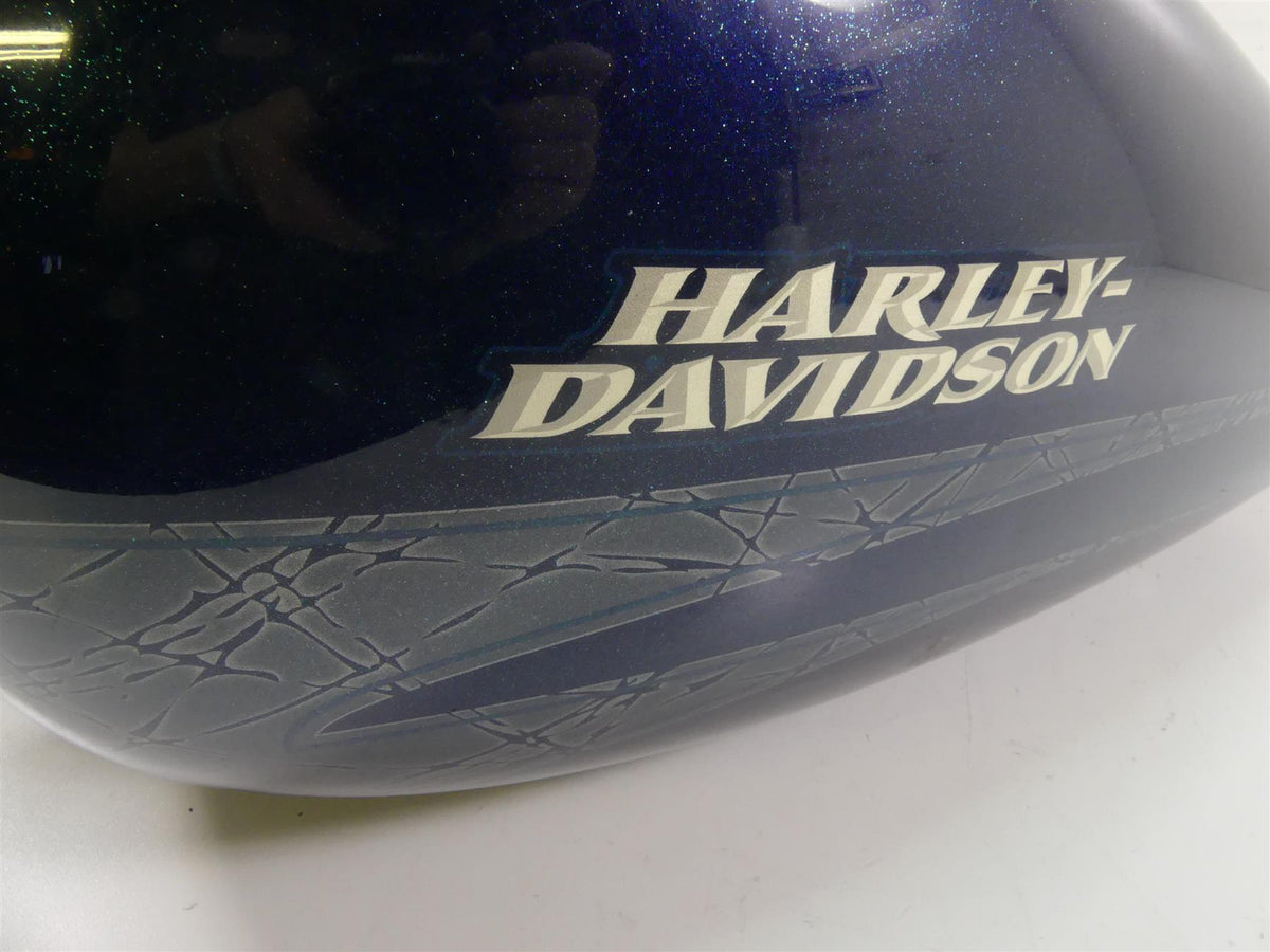 2016 Harley Touring FLHR Road King Fuel Tank Cosmic Blue Pearl - Read 61000691 {{ shop.shopifyCountryName }} - Mototech271