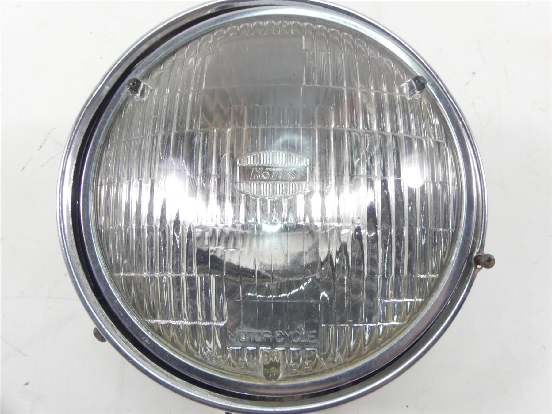 1978 Yamaha XS650 SE Special Headlight Head Light Lamp & Mounts 584-84330-61-93 {{ shop.shopifyCountryName }} - Mototech271
