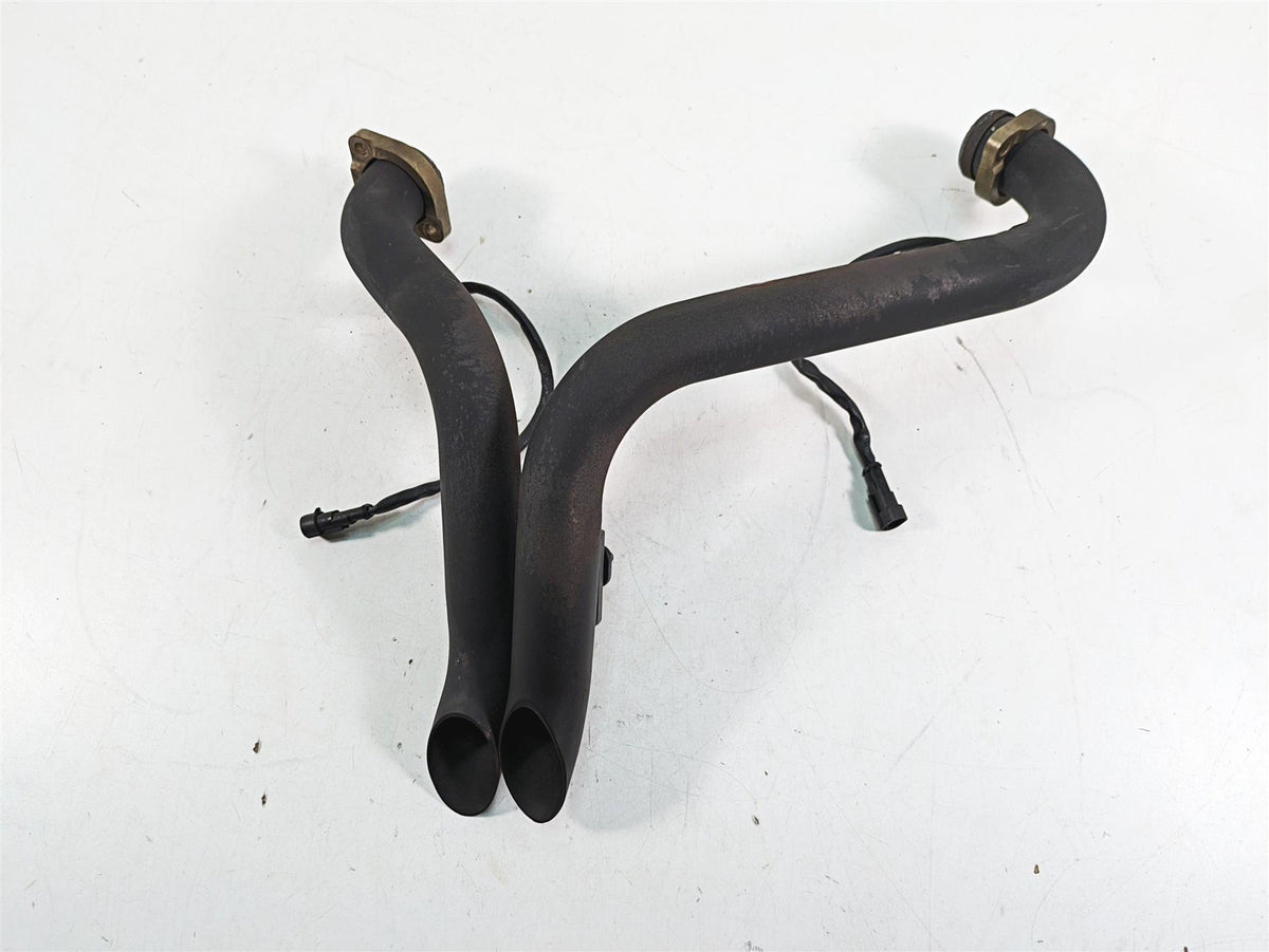 2009 Harley Softail FLSTSB Cross Bones Short Shots Dual Exhaust Pipe Sash Cut {{ shop.shopifyCountryName }} - Mototech271