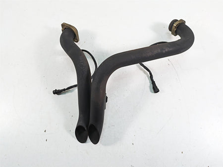 2009 Harley Softail FLSTSB Cross Bones Short Shots Dual Exhaust Pipe Sash Cut {{ shop.shopifyCountryName }} - Mototech271