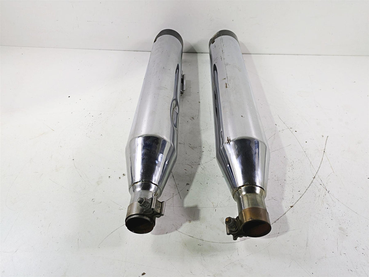 2016 Harley Touring FLTRX Road Glide 4.5" Aftermarket Exhaust Pipe Set {{ shop.shopifyCountryName }} - Mototech271