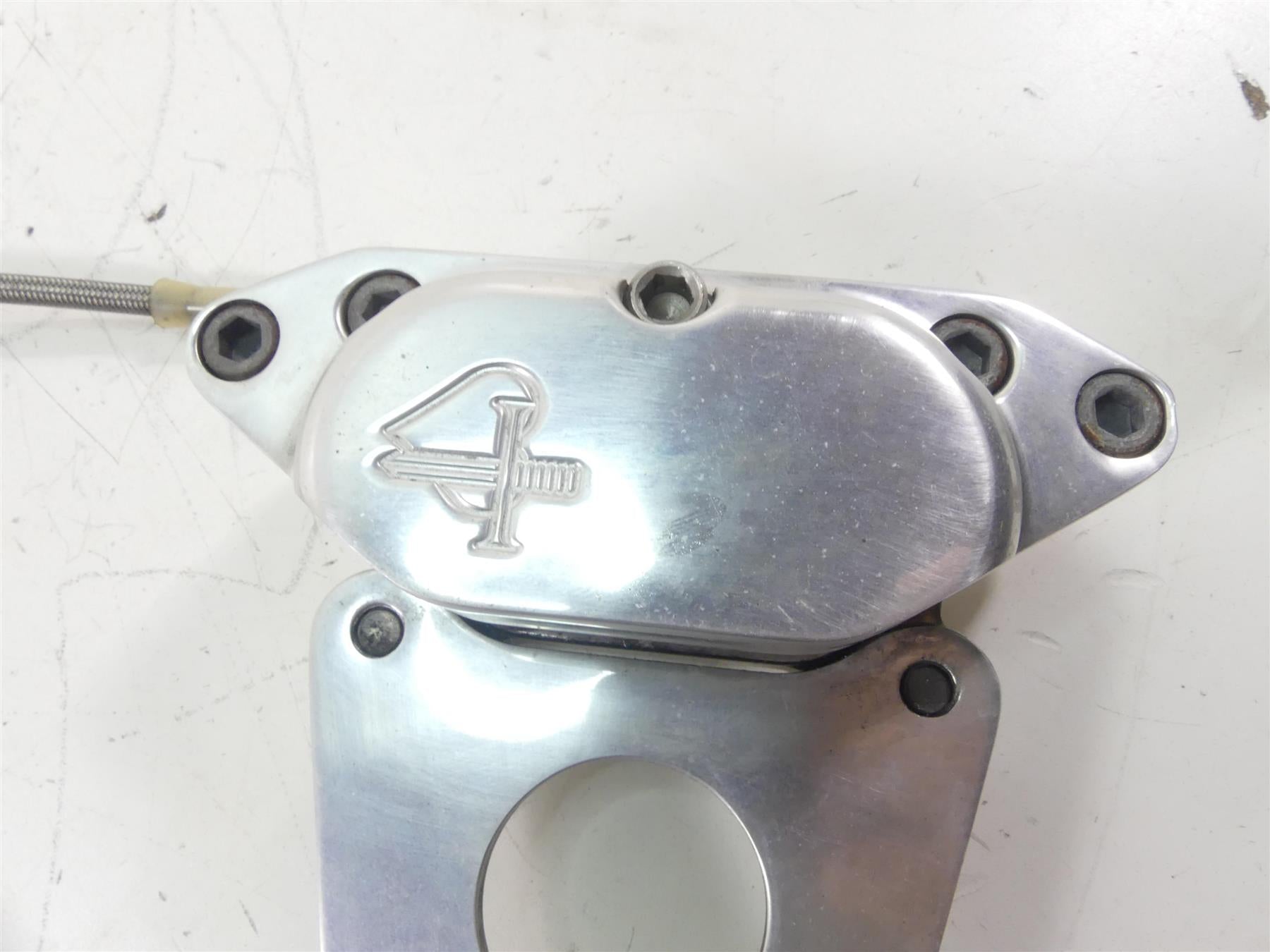 2001 Indian Centennial Scout Rear Brake Caliper & Mount & Line 53-176 {{ shop.shopifyCountryName }} - Mototech271