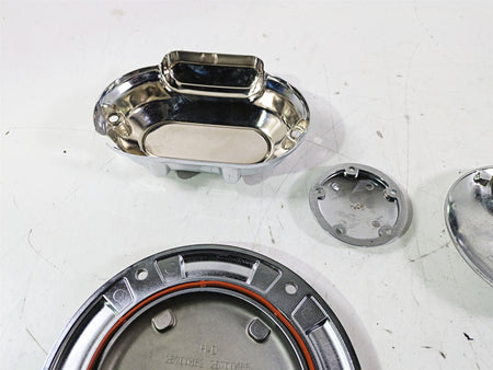 2015 Harley Touring FLHTKL E -Glide Low Gold Flames Chrome Cover Set 61319-09 {{ shop.shopifyCountryName }} - Mototech271