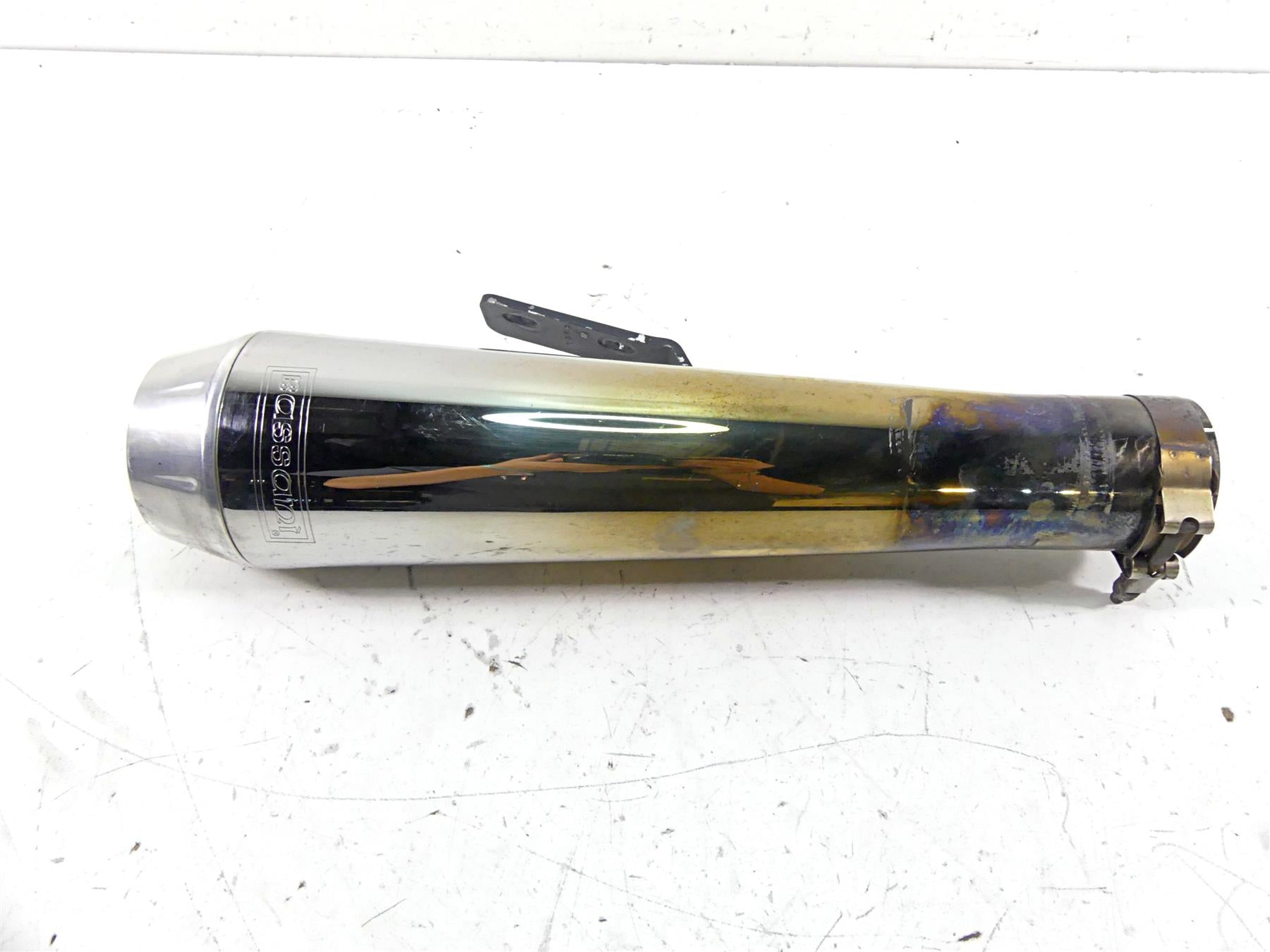 2011 Harley Softail FLSTF Fat Boy Bassani Slip On Exhaust Muffler Pipe 12112J {{ shop.shopifyCountryName }} - Mototech271