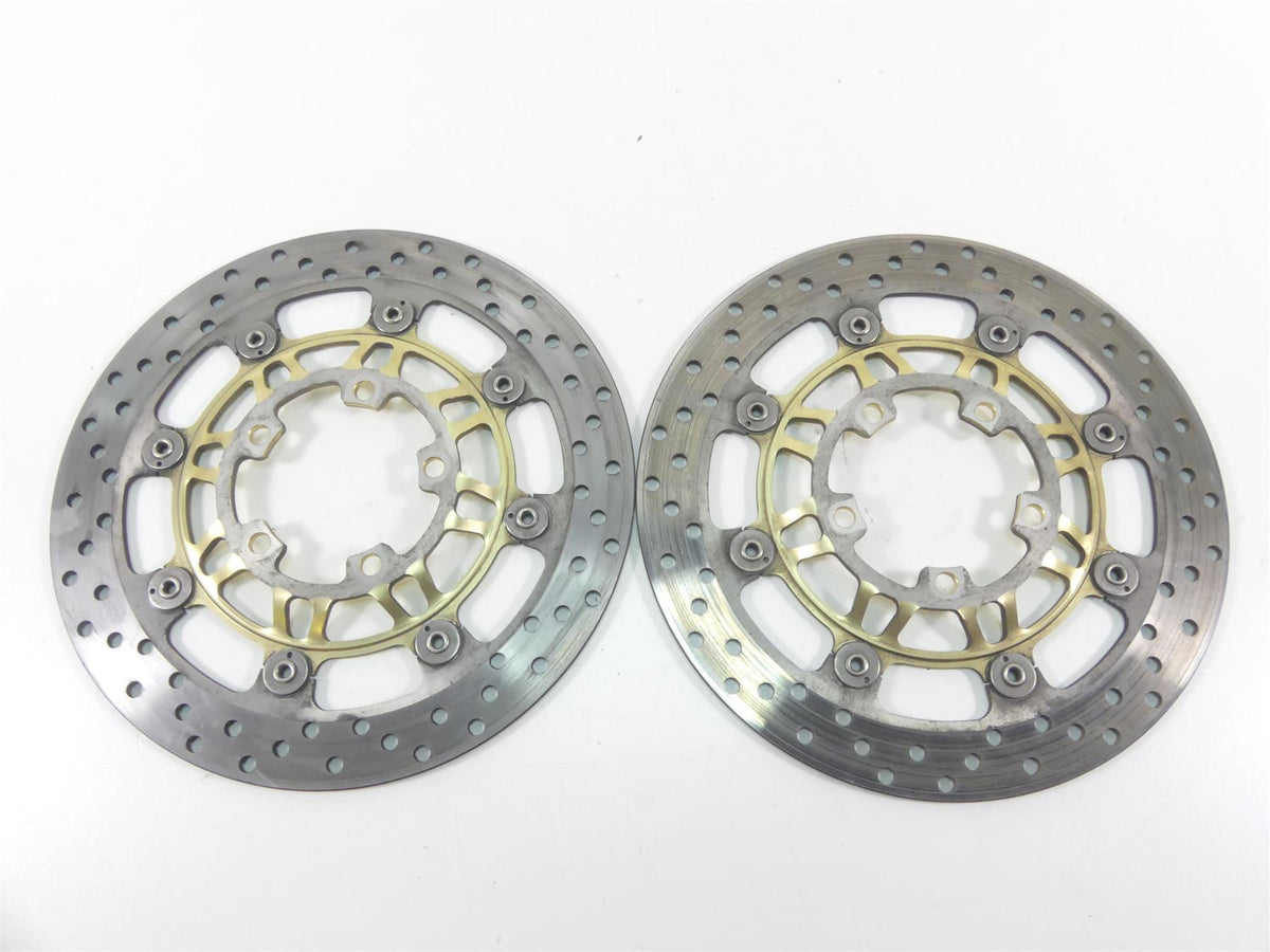 2006 Triumph Daytona 675 Front Sunstar Brake Disc Rotor Set T2021040 T2021045 {{ shop.shopifyCountryName }} - Mototech271