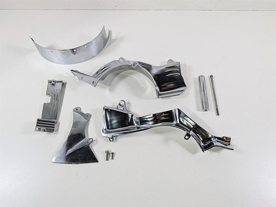 2003 Honda V-Twin VTX1800 C Kuryakyn Engine Case & Clutch Chrome Cover Set 7704 {{ shop.shopifyCountryName }} - Mototech271