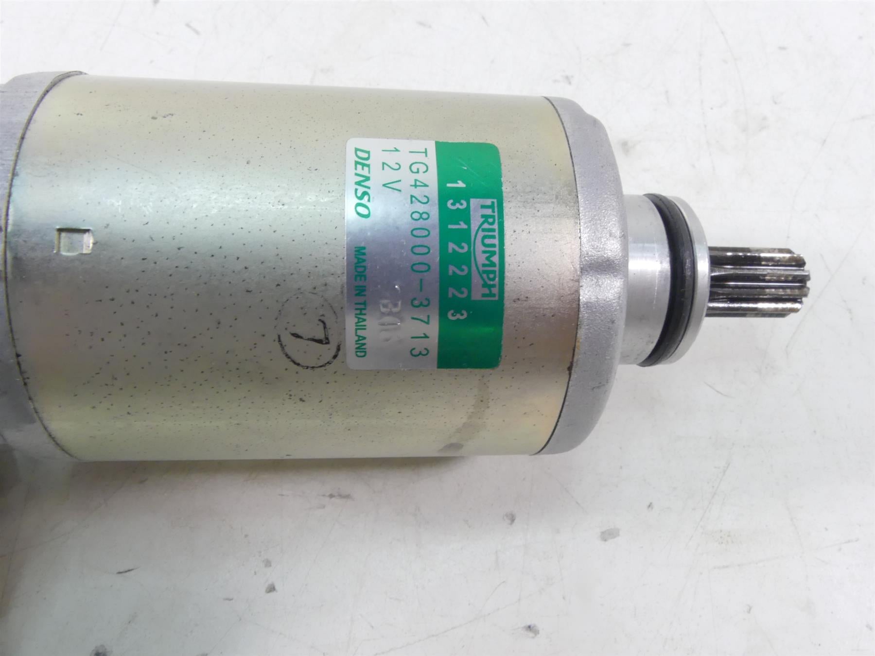 2019 Triumph Street Triple 765R Denso Engine Starter Motor T1312223 {{ shop.shopifyCountryName }} - Mototech271