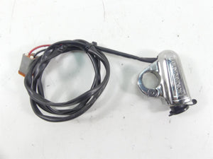 2016 Harley FXDL Dyna Low Rider Auxiliary 12V Chrome Charger Power Port 69200855 | Mototech271
