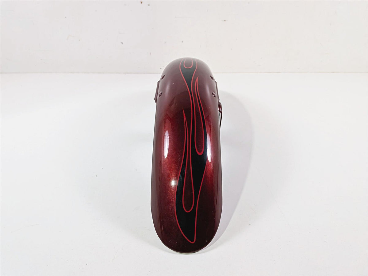 2009 Harley FXCWC Softail Rocker Front Fender Crimson Red Sunglo 60158-08 {{ shop.shopifyCountryName }} - Mototech271