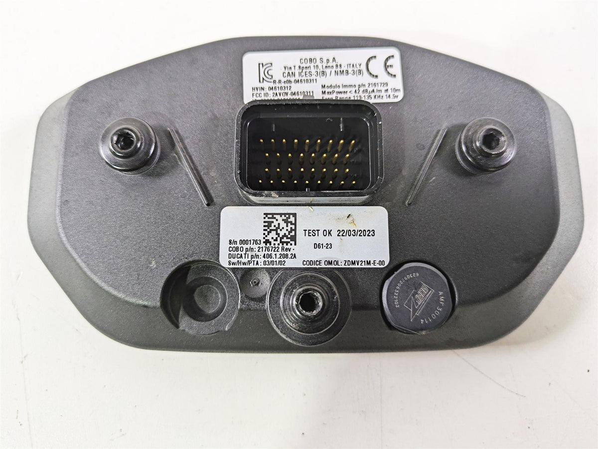 2023 Ducati Monster 937 SP Speedometer Gauge Instrument Cluster 3K 40612082A {{ shop.shopifyCountryName }} - Mototech271