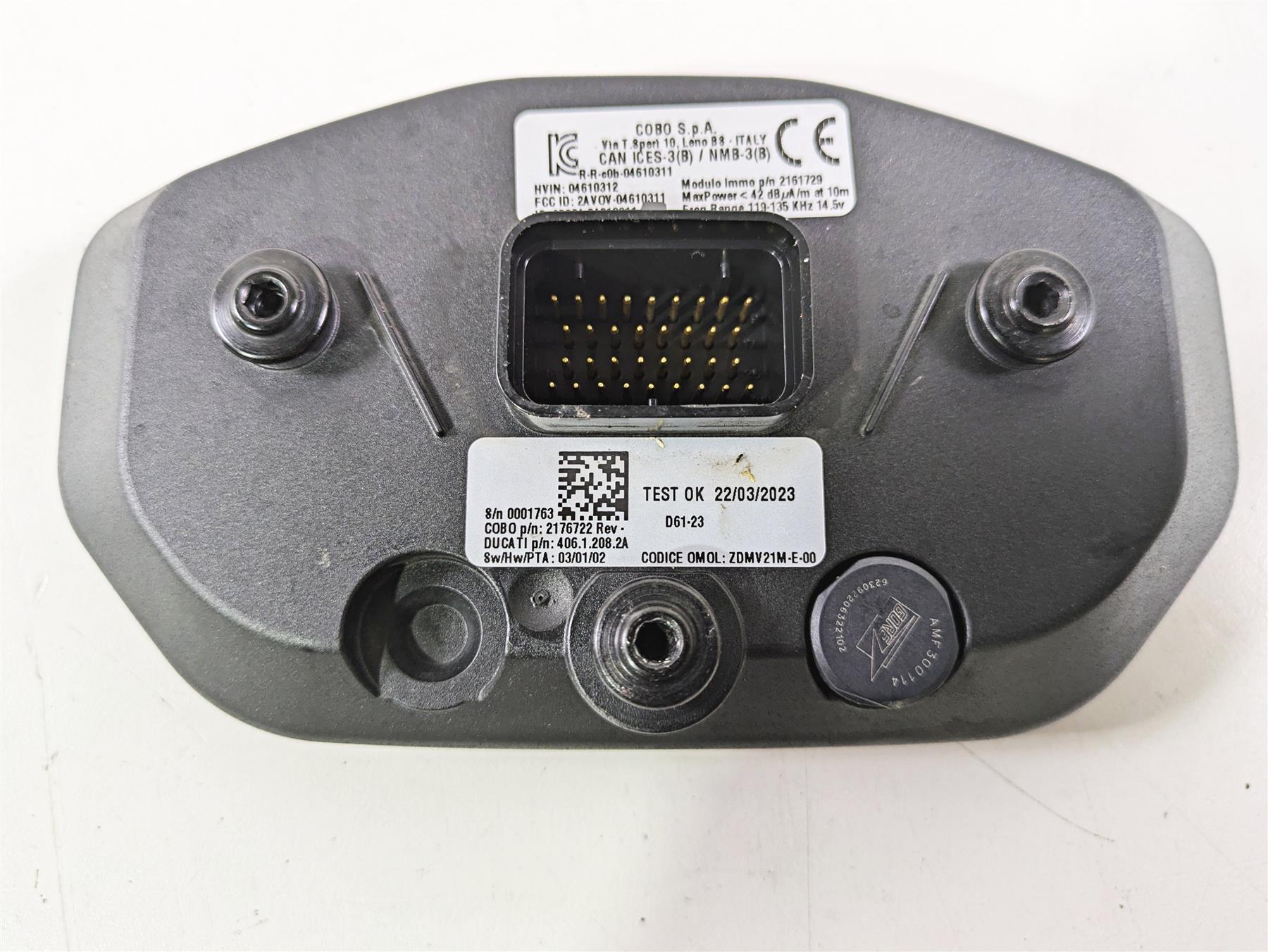 2023 Ducati Monster 937 SP Speedometer Gauge Instrument Cluster 3K 40612082A {{ shop.shopifyCountryName }} - Mototech271