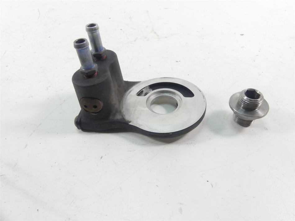 2012 Harley Touring FLHTK Electra Glide Oil Cooler Adapter Flange 63059-09A {{ shop.shopifyCountryName }} - Mototech271