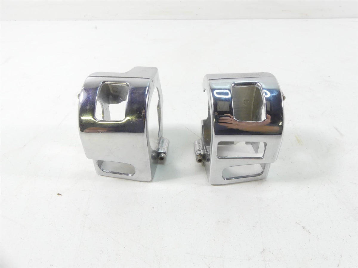 2004 Yamaha XV1700 Road Star Warrior Chrome Control Switch Cover Set {{ shop.shopifyCountryName }} - Mototech271