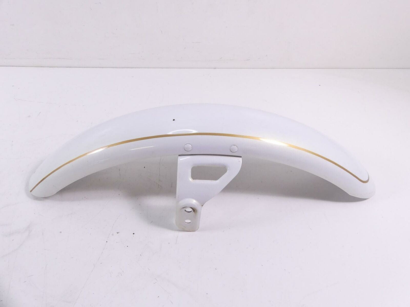 2007 Harley FXDWG Dyna Wide Glide Front Fender White Gold Pearl 60141-06B {{ shop.shopifyCountryName }} - Mototech271