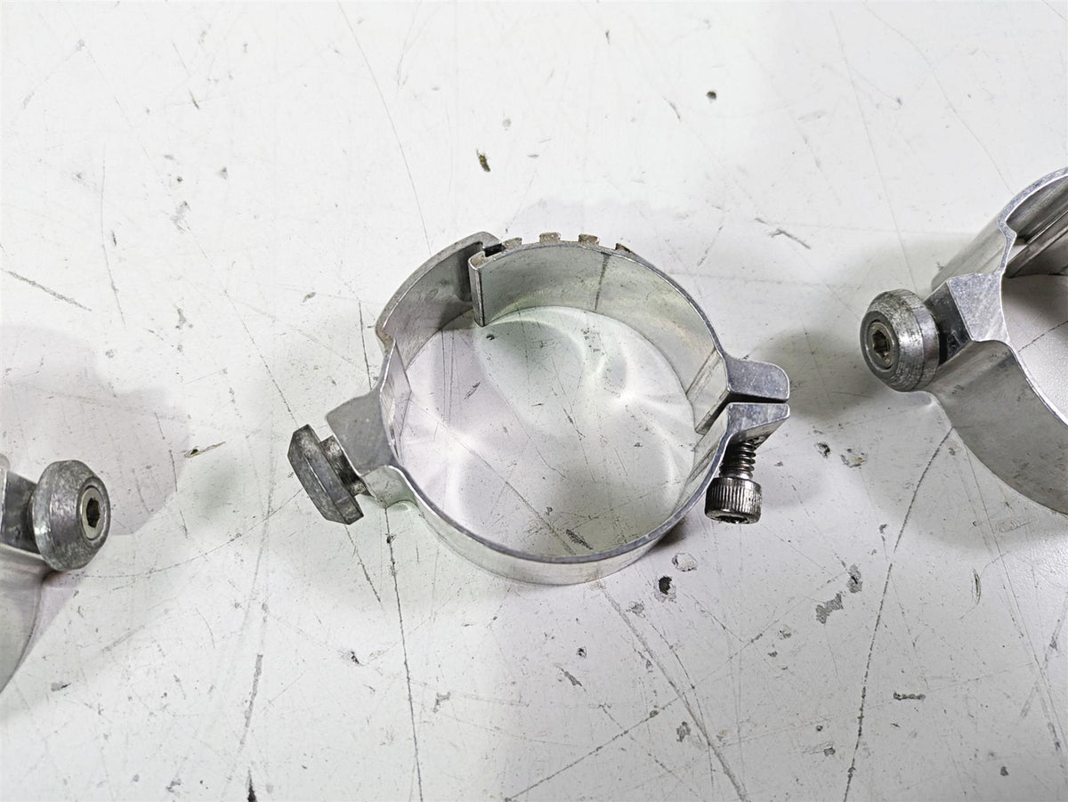 2002 Honda VTX1800 Retro Wind Shield Windscreen Mount Clamp Set {{ shop.shopifyCountryName }} - Mototech271
