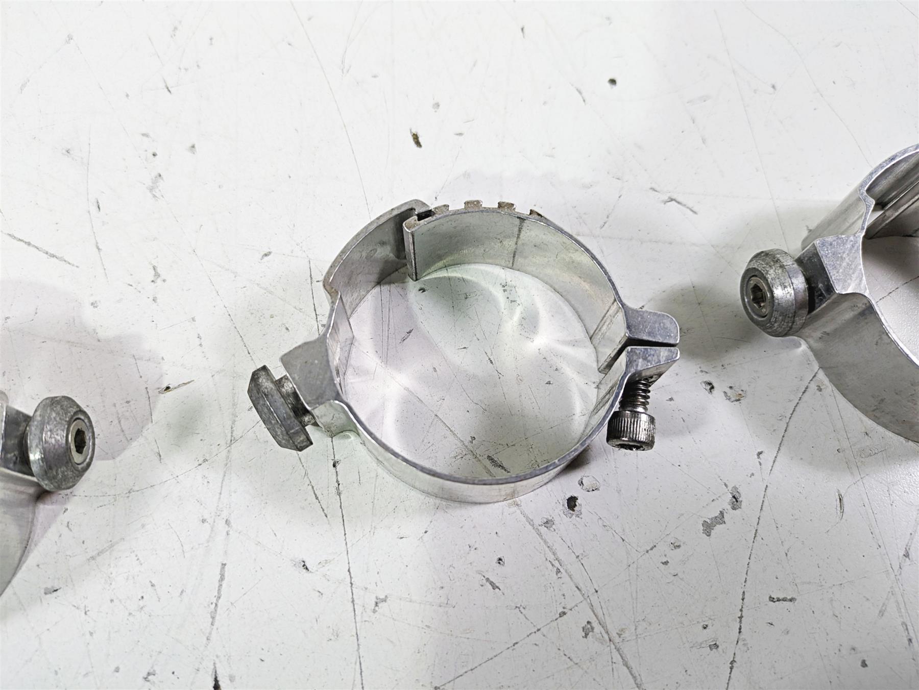 2002 Honda VTX1800 Retro Wind Shield Windscreen Mount Clamp Set {{ shop.shopifyCountryName }} - Mototech271