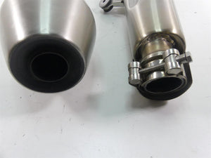 2017 Triumph Thruxton 1200R Exhaust Pipe Muffler Silencer Set T2203872 T2203878