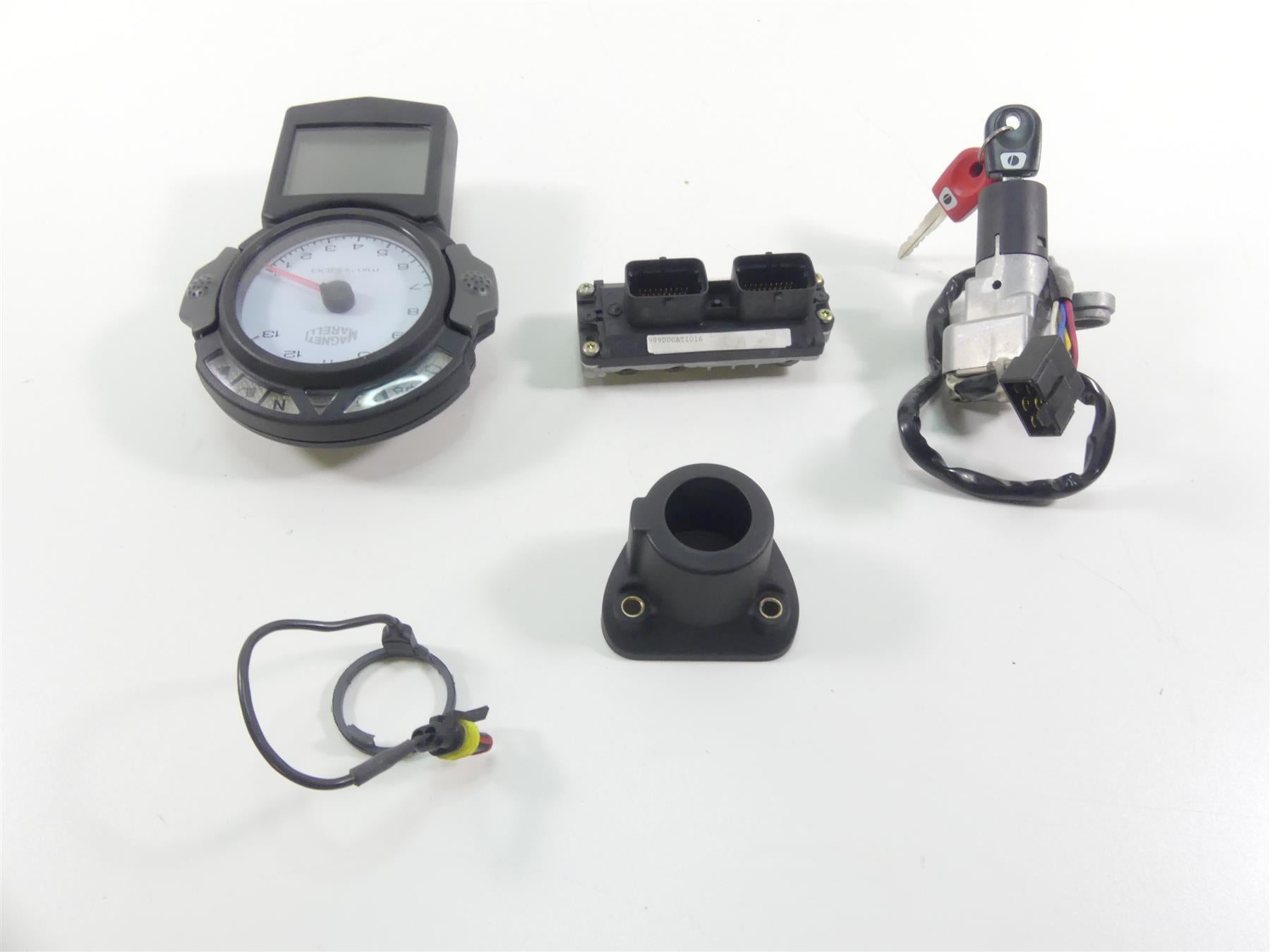 2004 Ducati 999 SBK Speedometer Cdi Ignition Switch Set 22K 40610151C 28640801D {{ shop.shopifyCountryName }} - Mototech271