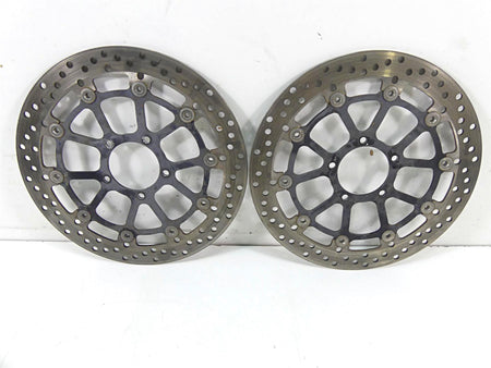 2013 Ducati Diavel Red Front Brembo Brake Disc Rotor Set 49241011A {{ shop.shopifyCountryName }} - Mototech271