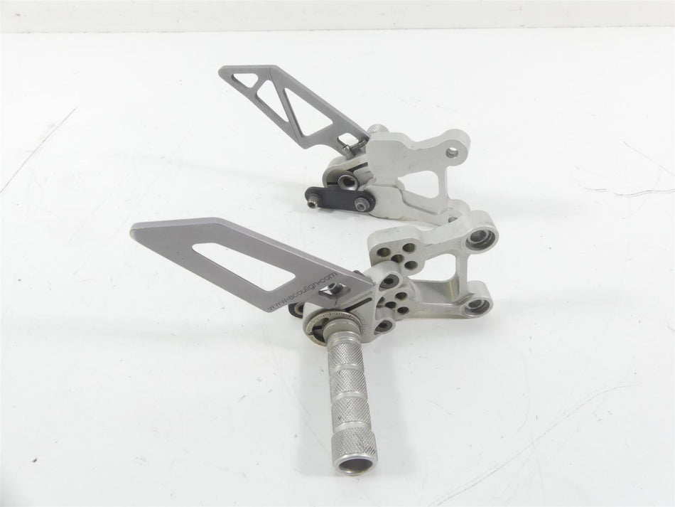 2004 Aprilia RSV 2 1000R Mille Front Aculine Rearsets Footpeg Set 6688629 {{ shop.shopifyCountryName }} - Mototech271