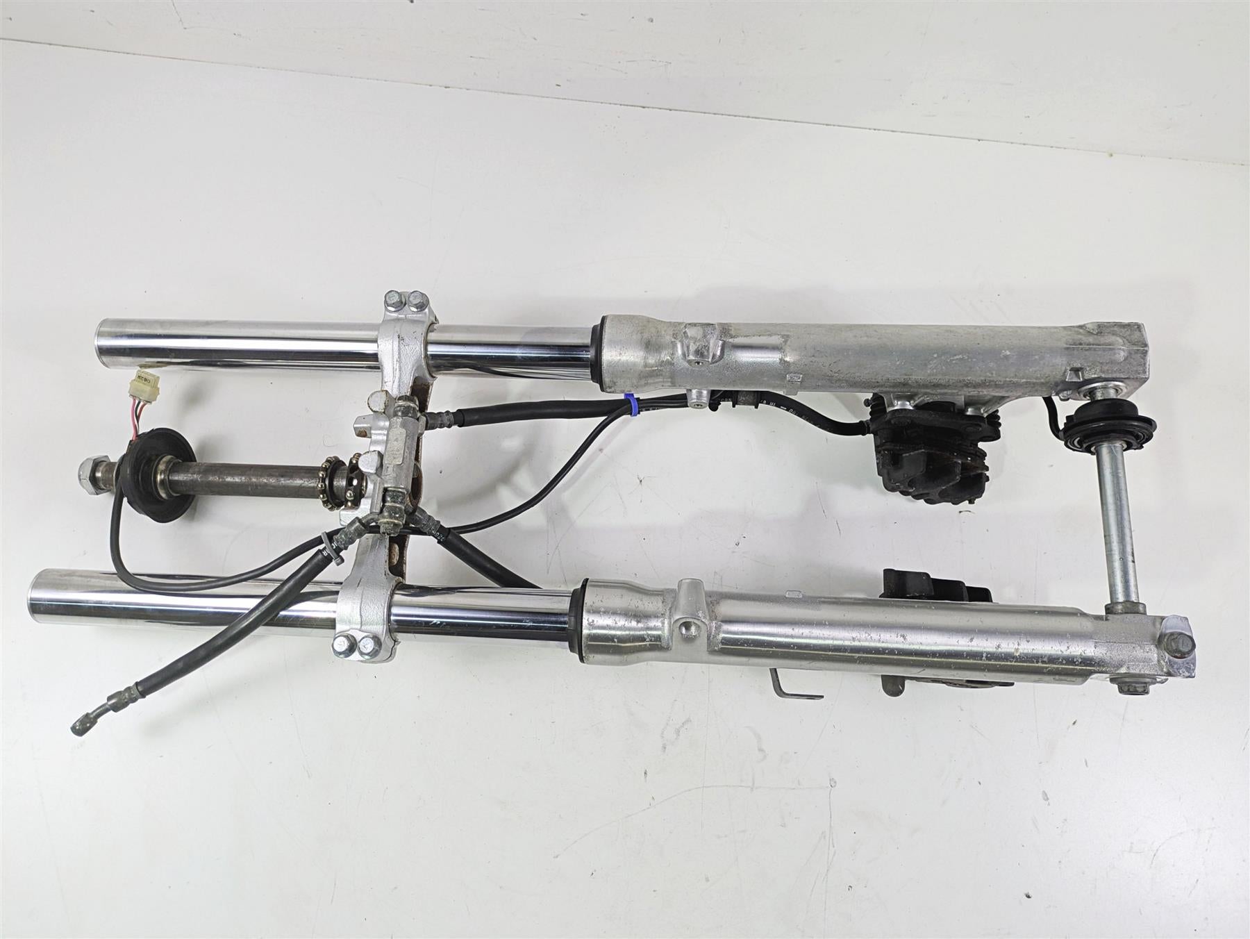 2001 Suzuki SV650 Front Fork Leg Set Caliper Lower Triple Tree Axle 51103-20F50