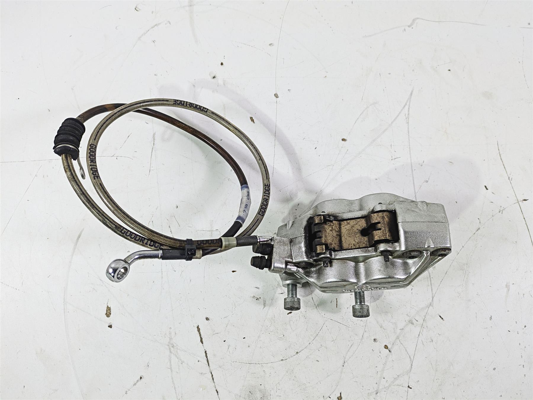2004 Victory Kingpin Front Brembo Brake Caliper + Line 1910726 {{ shop.shopifyCountryName }} - Mototech271