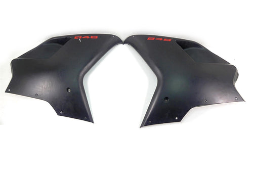 2008 Ducati 848 SBK Main Side Cover Fairing Cowl Set Aftermarket Black Matt | Mototech271