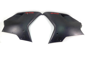 2008 Ducati 848 SBK Main Side Cover Fairing Cowl Set Aftermarket Black Matt | Mototech271