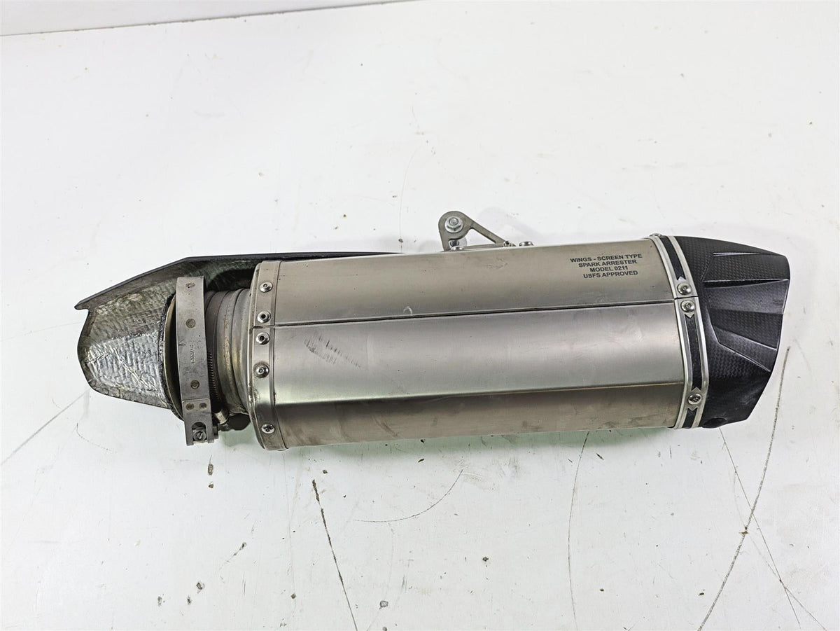 2022 KTM 1290 Super Adventure S Wings Titanium Exhaust Pipe Muffler Slip On 0211 {{ shop.shopifyCountryName }} - Mototech271
