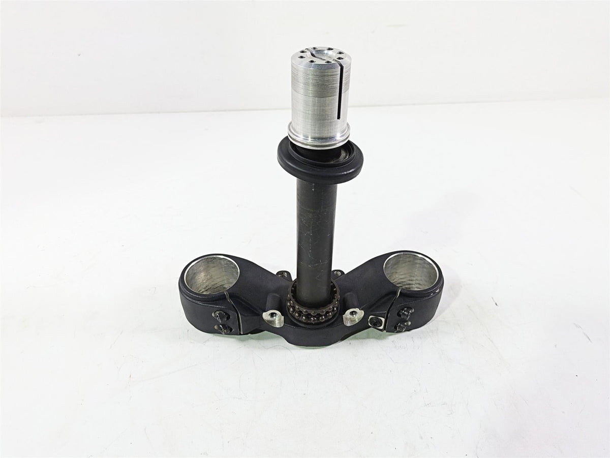 2013 Ducati Hyperstrada 821 Lower Triple Tree Steering Clamp 34220771AA {{ shop.shopifyCountryName }} - Mototech271