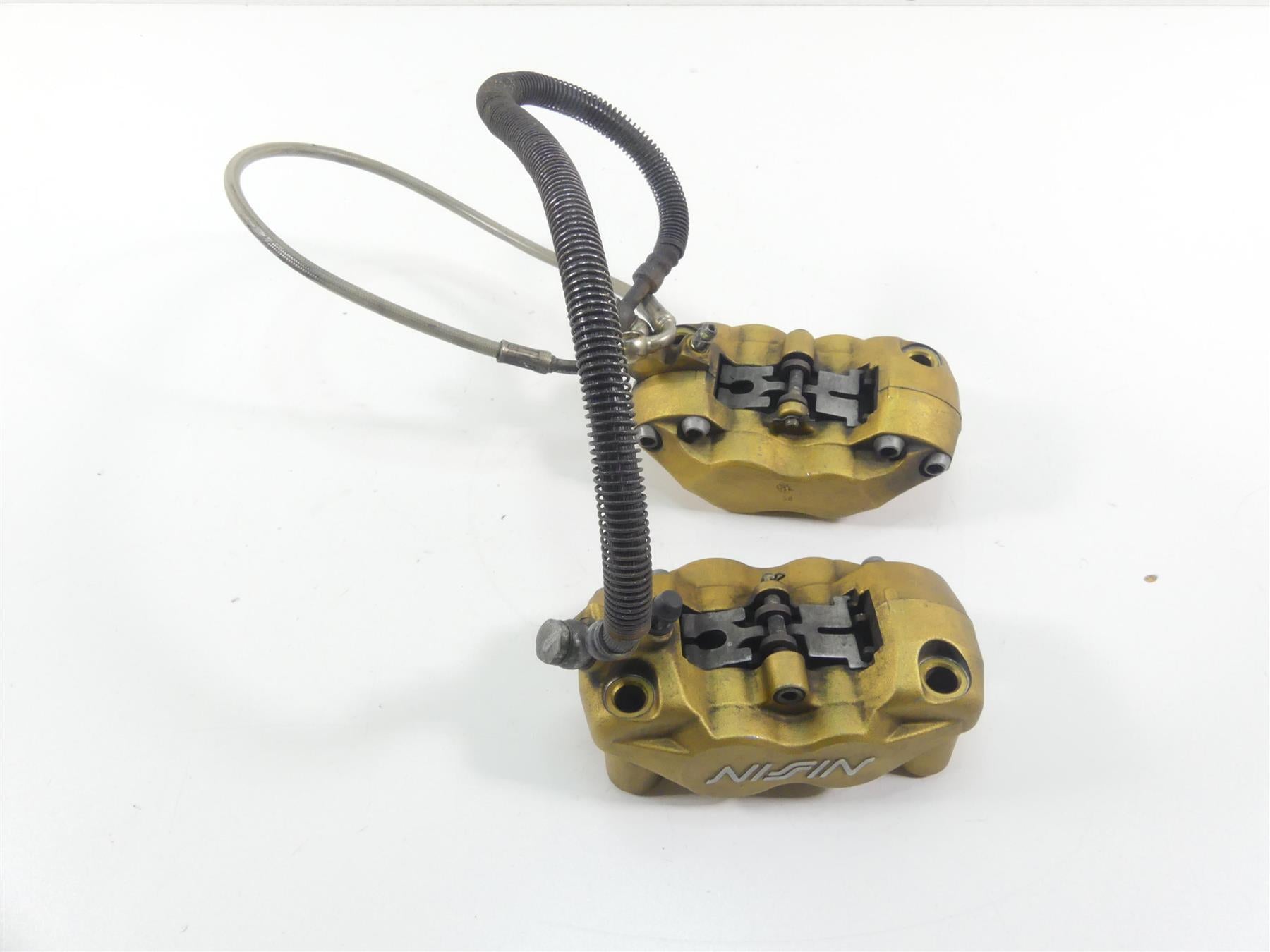 2006 Triumph Daytona 675 Front Nissin 108mm Brake Caliper Set T2021220 T2021230 | Mototech271