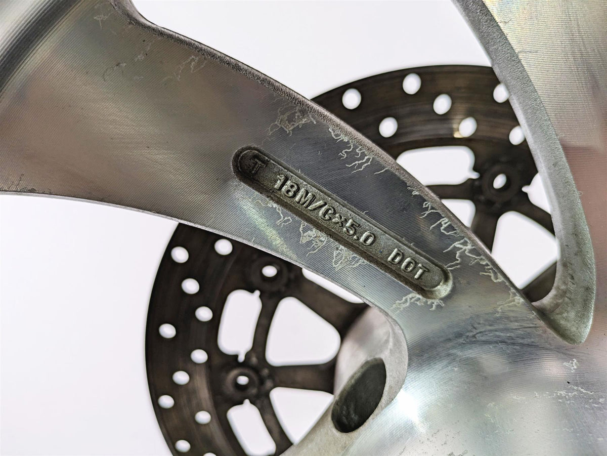 2004 Victory Kingpin Straight 18x5 Cast Rear Wheel Rim 1520632 {{ shop.shopifyCountryName }} - Mototech271