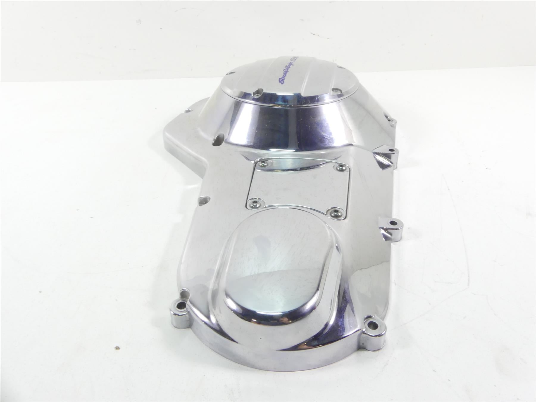 2004 Harley FLHTC SE CVO Electra Glide Outer Primary Drive Clutch Cover 60672-98 {{ shop.shopifyCountryName }} - Mototech271