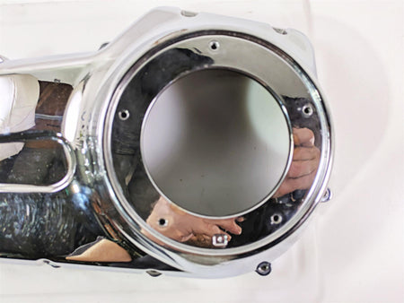 2008 Harley FXCWC Softail Rocker Outer Primary Drive Clutch Cover 60784-06 {{ shop.shopifyCountryName }} - Mototech271