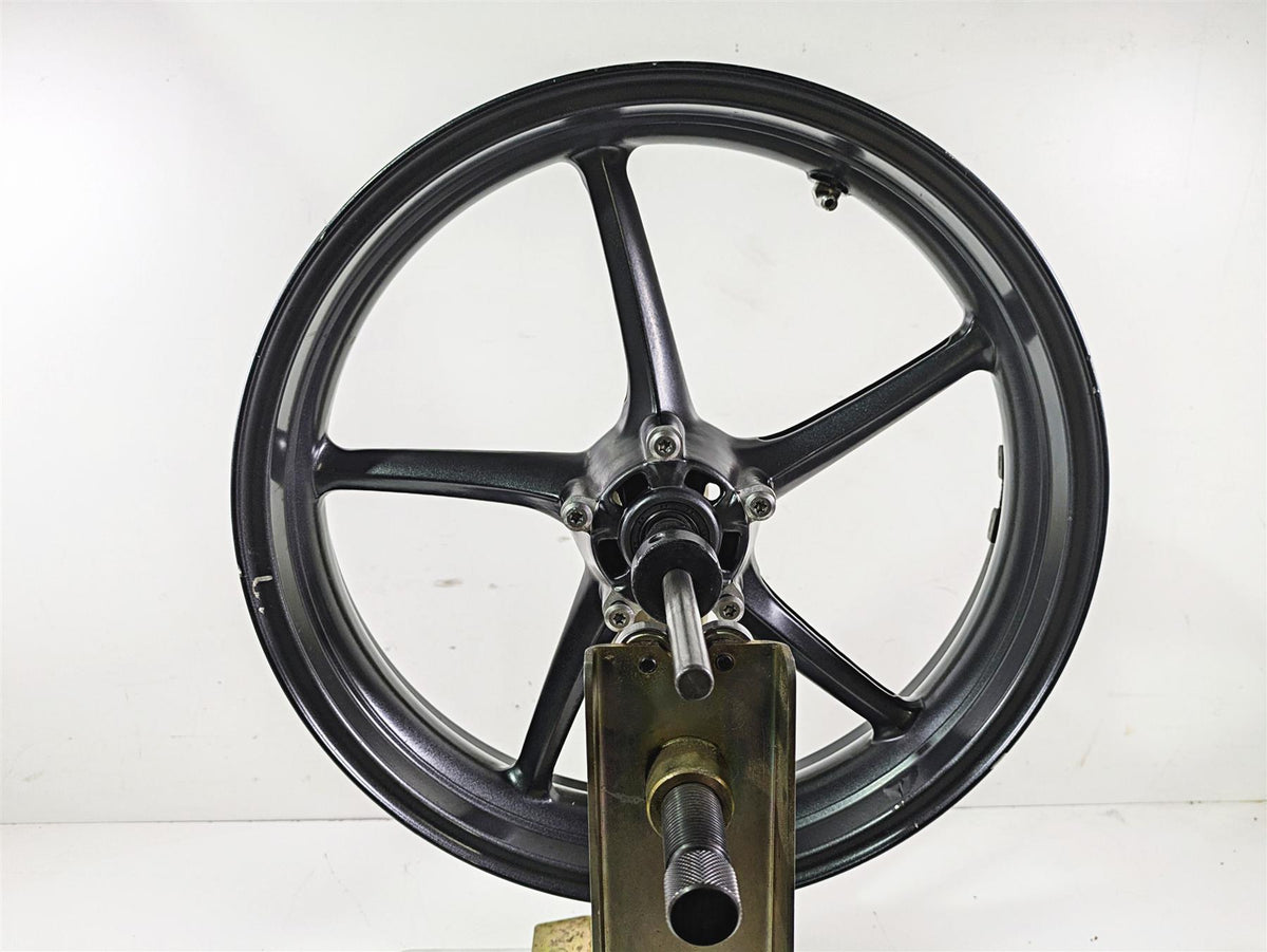 2012 Triumph Daytona 675 Straight 17x3.5 Front Wheel Rim Graphite T2000618 {{ shop.shopifyCountryName }} - Mototech271
