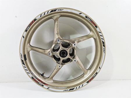 2014 Yamaha YZFR1 R1 RN22 Front Wheel Rim 17x3.5 .44mm Runout 1KB-25168-00- {{ shop.shopifyCountryName }} - Mototech271