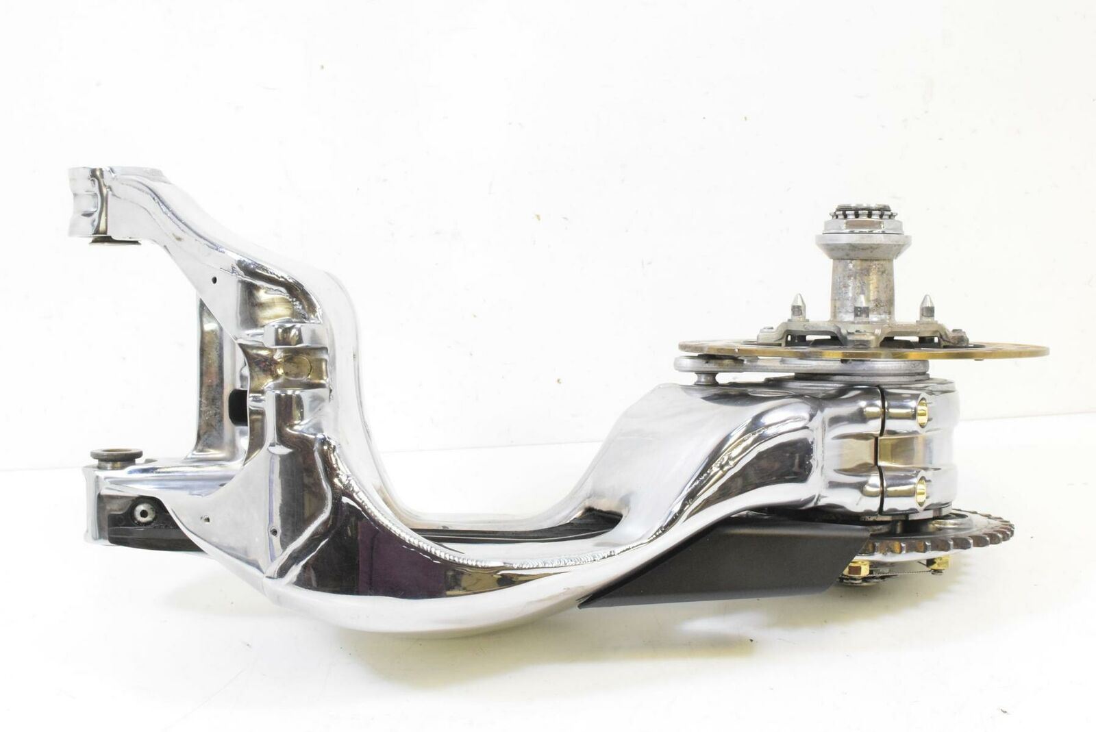 2008 Ducati 848 Rear Polished Swingarm Swing Arm & Axle 37020762C 819Z0011A {{ shop.shopifyCountryName }} - Mototech271