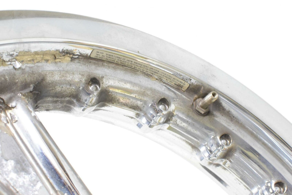 2004 Harley FLHTCSE CVO Electra Glide Front Wheel Rim Straight 16x3 43478-04 {{ shop.shopifyCountryName }} - Mototech271