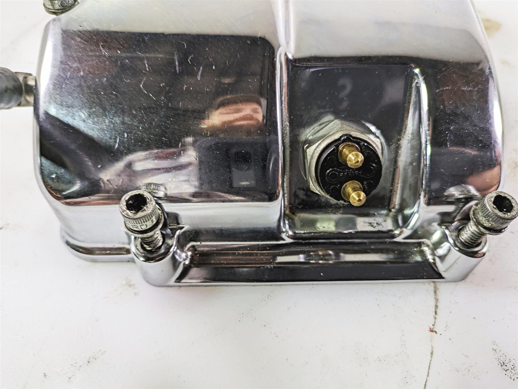 1999 Harley Dyna FXDL Low Rider Upper Trannsmission Chrome Cover 34471-99B {{ shop.shopifyCountryName }} - Mototech271