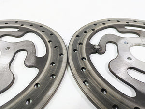 2010 Harley Touring FLHX Street Glide Front Brake Disc Rotor Set 41809-08A