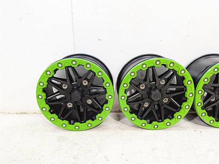 Kawasaki Teryx KRF KRX 1000 Wheel Rim Green Beadlock Set 15x8 49058-0729-397 {{ shop.shopifyCountryName }} - Mototech271