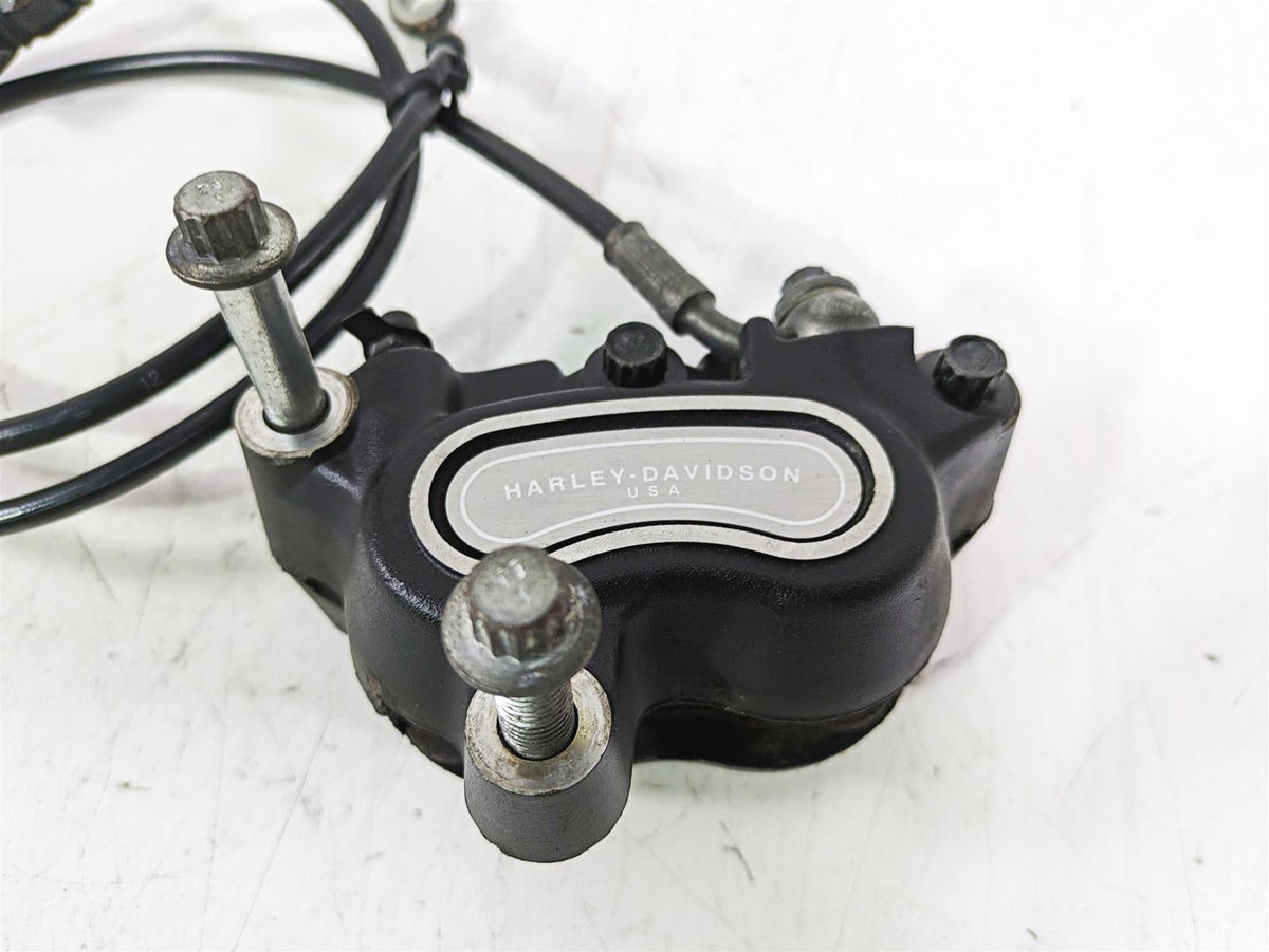2013 Harley FXDWG Dyna Wide Glide Front Brake Caliper + Line - Read 41300001 {{ shop.shopifyCountryName }} - Mototech271
