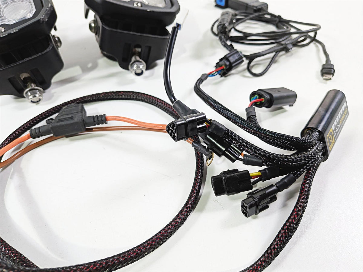 2019 BMW R1250GS K50 Denali Spot Fog Led Auxiliary Light Set Can smart {{ shop.shopifyCountryName }} - Mototech271