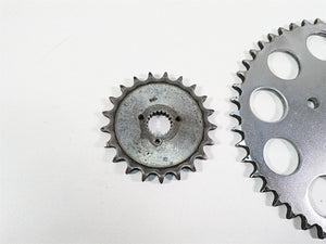 1986 Harley Sportster XLH 883 Front & Rear Drive Sprocket Set 35208-84 41470-86 | Mototech271