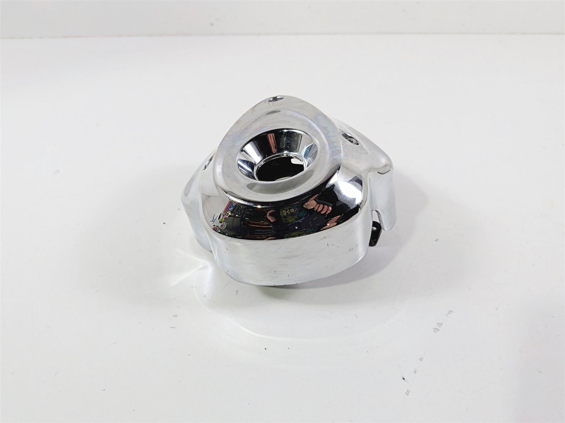 2021 Indian Scout 1200 Chrome Ignition Switch Cover & Mount 5633064 {{ shop.shopifyCountryName }} - Mototech271