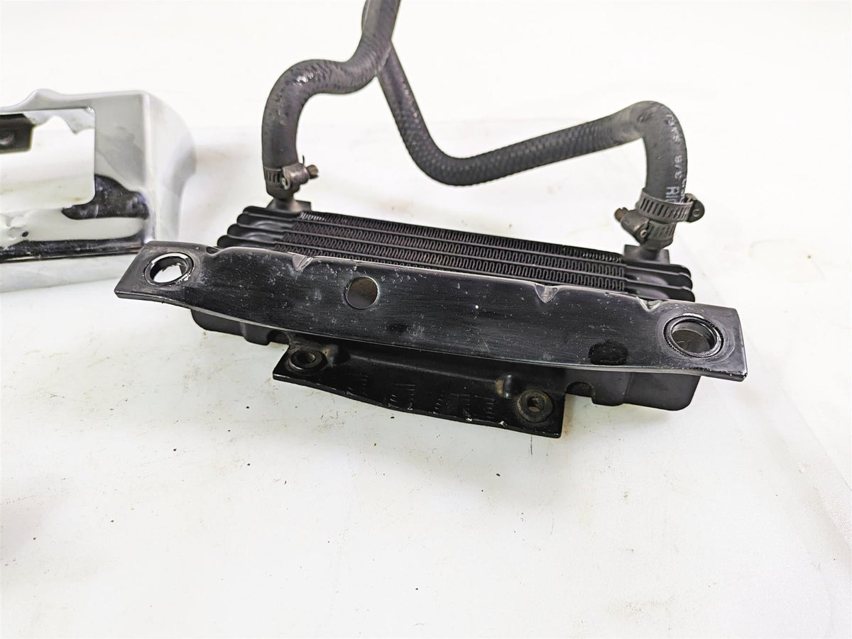 2011 Harley Touring FLHTCUSE CVO E-Glide Oil Cooler Flange Cover Lines 63083-11A {{ shop.shopifyCountryName }} - Mototech271