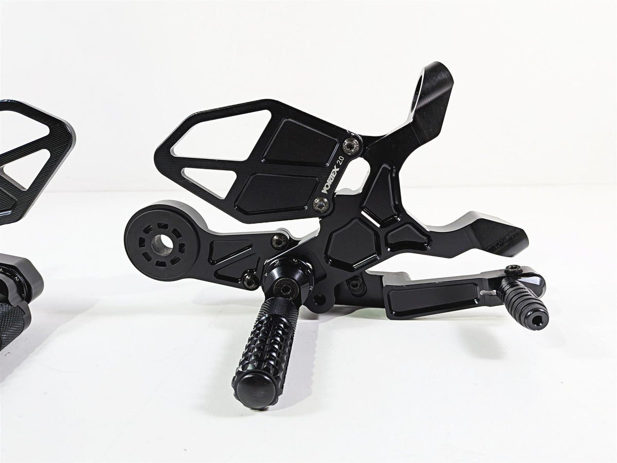 2024 BMW S1000RR K67 Front Rider Vortex Rearset Foot Peg Set - Read RS186K-Mototech271