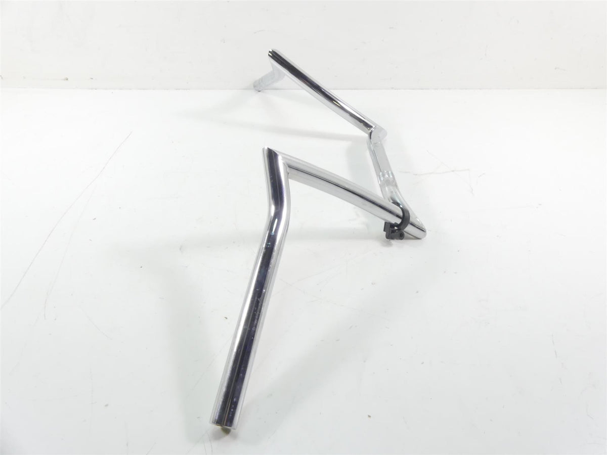 2003 Honda VTX1800R Aftermarket Handlebar Handle Z-Bar Chrome Steering {{ shop.shopifyCountryName }} - Mototech271