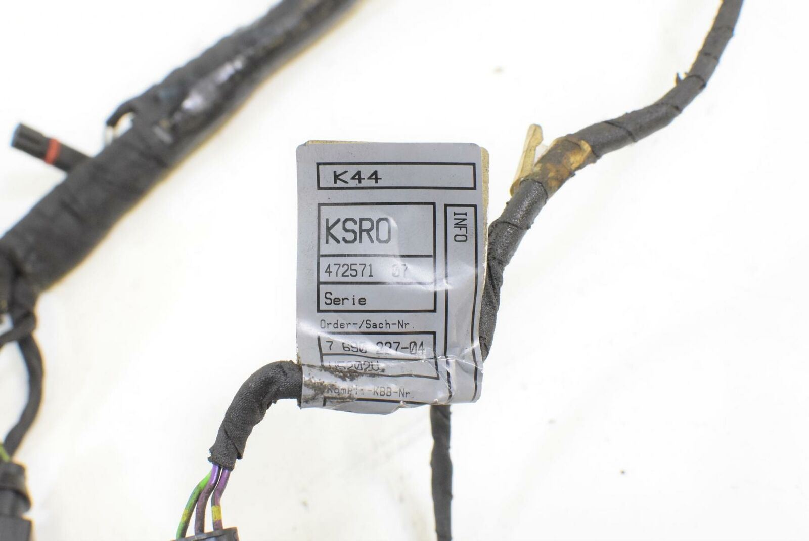 2007 BMW K1200 GT K44 Engine Wiring Harness Loom - No Cuts 12517690227 {{ shop.shopifyCountryName }} - Mototech271