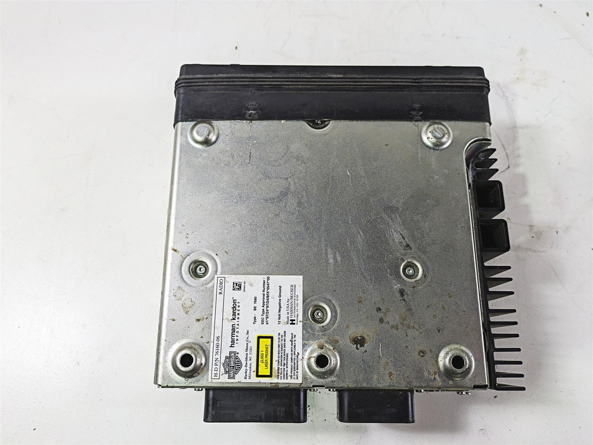 2008 Harley Touring FLHTCU E-Glide 105TH Harman Kardon Radio CD Player 76160-06 {{ shop.shopifyCountryName }} - Mototech271